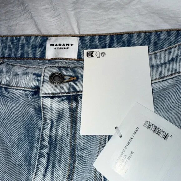 Isabel Marant Light Blue Denim Skirt - Picture 3 of 3